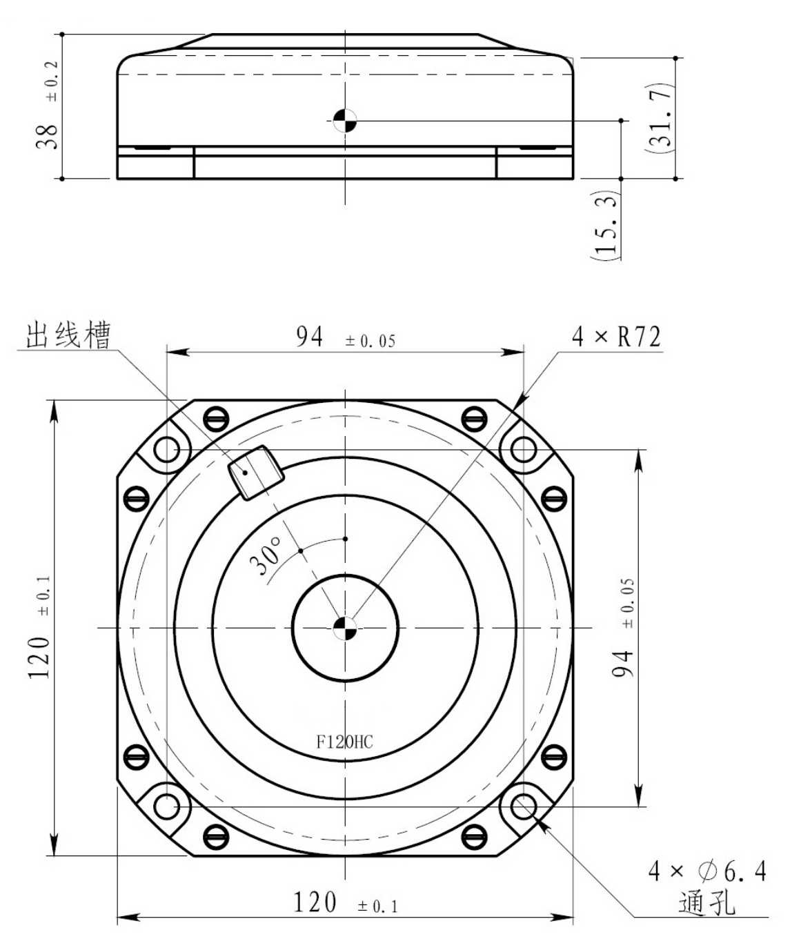 KT-F120高精度单轴光纤陀螺